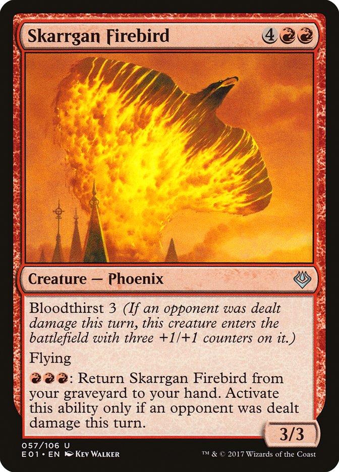 Pássaro de Fogo de Skarrgan / Skarrgan Firebird - Magic: The Gathering - MoxLand