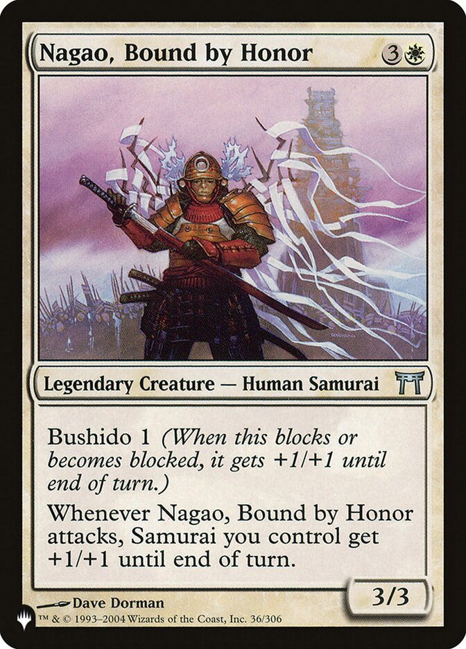 Nagao, Comprometido pela Honra / Nagao, Bound by Honor - Magic: The Gathering - MoxLand