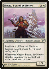 Nagao, Comprometido pela Honra / Nagao, Bound by Honor - Magic: The Gathering - MoxLand