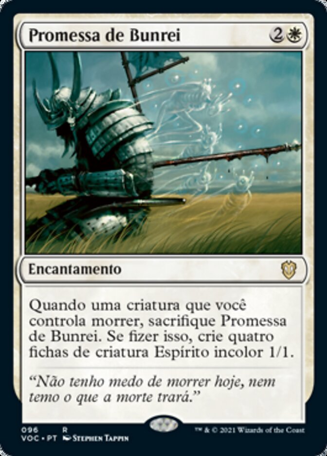 Promessa de Bunrei / Promise of Bunrei - Magic: The Gathering - MoxLand