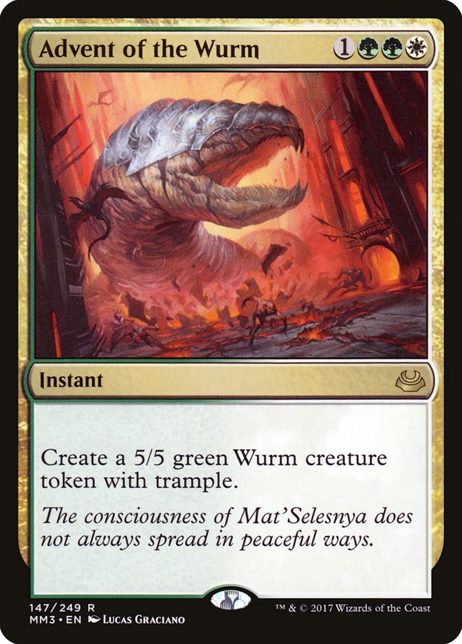 Advento do Vorme / Advent of the Wurm - Magic: The Gathering - MoxLand