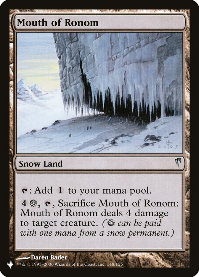 Boca de Ronom / Mouth of Ronom - Magic: The Gathering - MoxLand