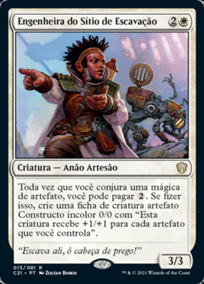 Engenheira do Sítio de Escavação / Digsite Engineer - Magic: The Gathering - MoxLand