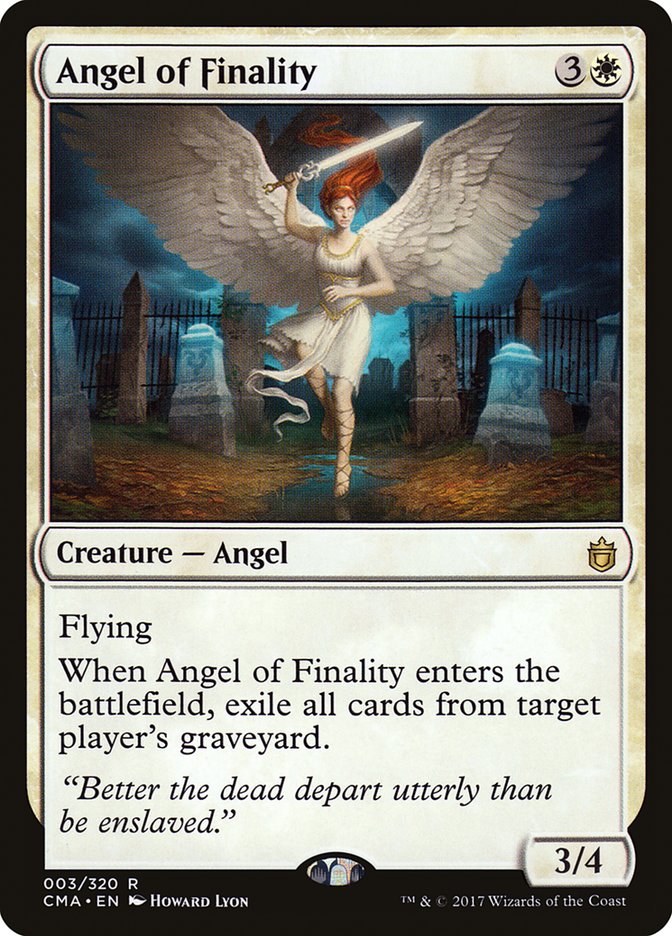 Anjo da Finalidade / Angel of Finality - Magic: The Gathering - MoxLand