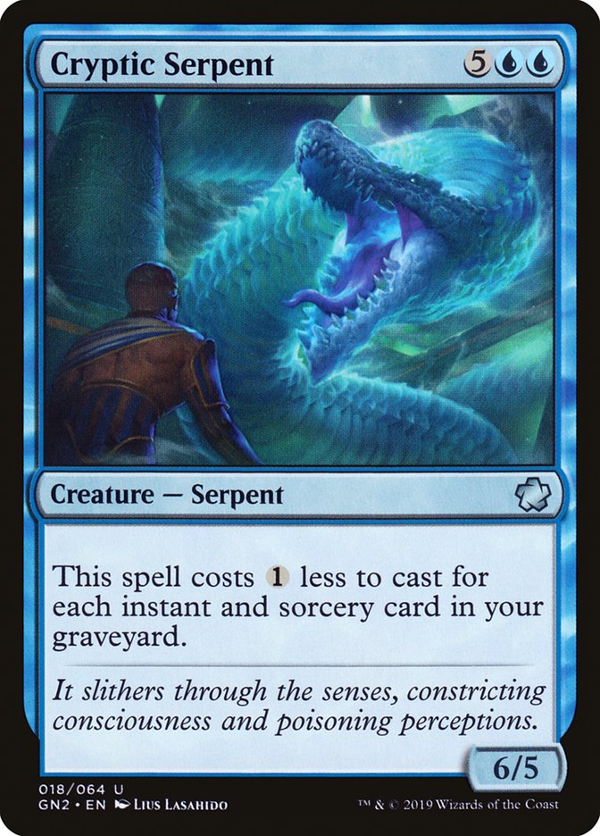 Serpente Críptica / Cryptic Serpent - Magic: The Gathering - MoxLand