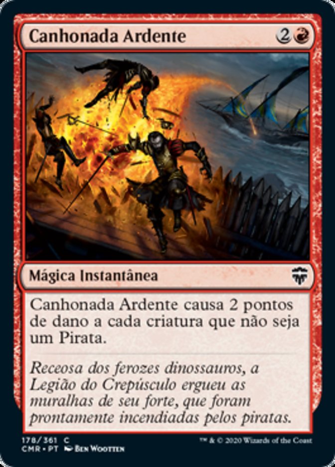 Canhonada Ardente / Fiery Cannonade - Magic: The Gathering - MoxLand