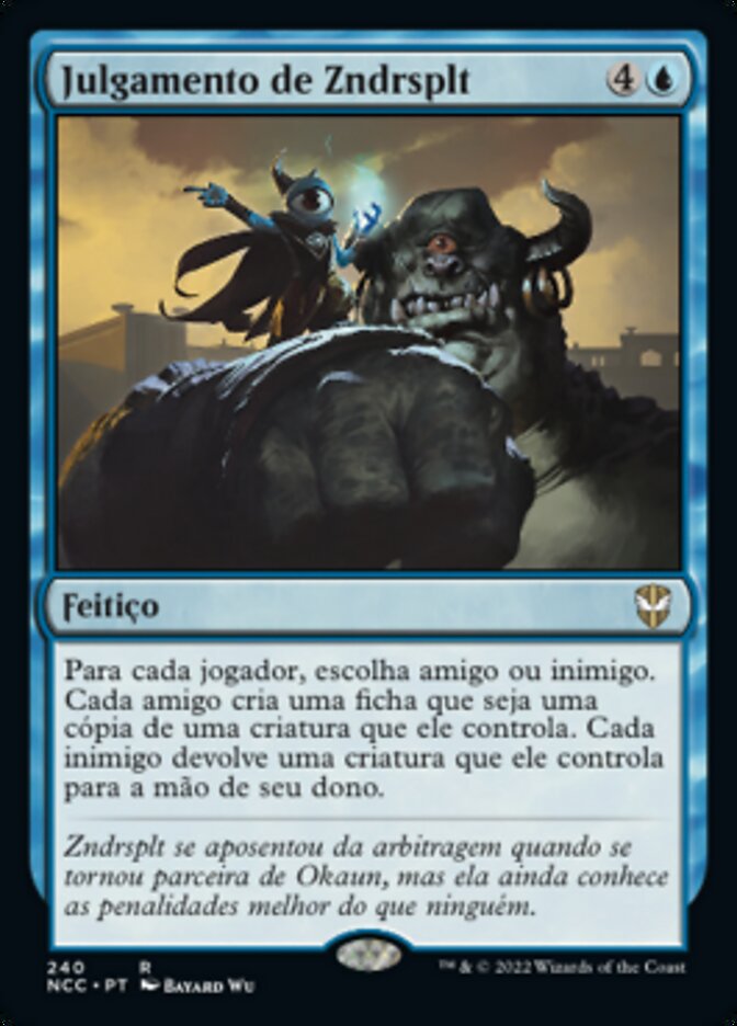 Julgamento de Zndrsplt / Zndrsplt's Judgment - Magic: The Gathering - MoxLand