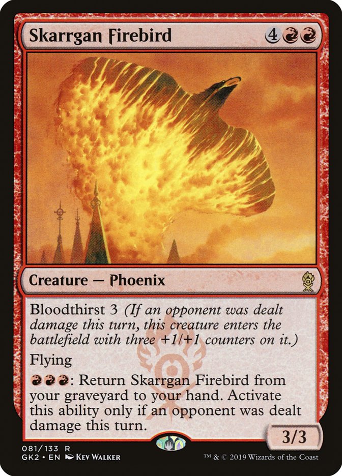Pássaro de Fogo de Skarrgan / Skarrgan Firebird - Magic: The Gathering - MoxLand