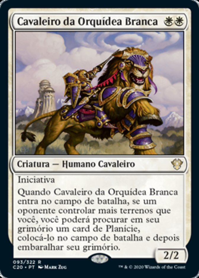 Cavaleiro da Orquídea Branca / Knight of the White Orchid - Magic: The Gathering - MoxLand