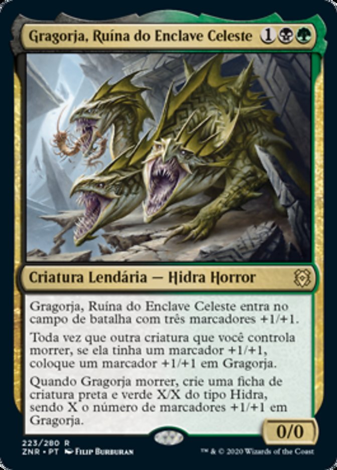 Gragorja, Ruína do Enclave Celeste / Grakmaw, Skyclave Ravager - Magic: The Gathering - MoxLand