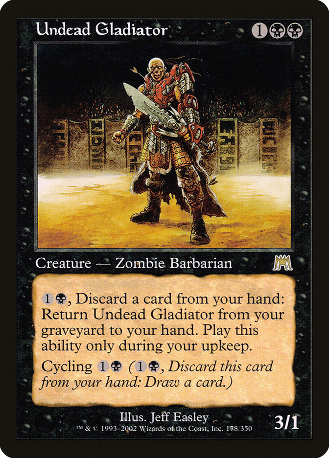 Gladiador Morto-Vivo / Undead Gladiator - Magic: The Gathering - MoxLand