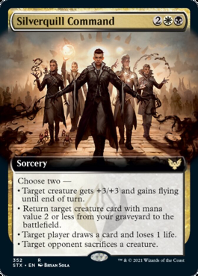 Comando de Platinopena / Silverquill Command - Magic: The Gathering - MoxLand