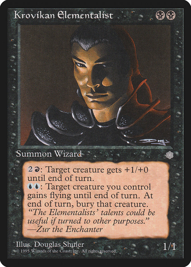 Elementalista Krovikano / Krovikan Elementalist - Magic: The Gathering - MoxLand