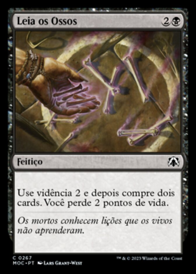 Leia os Ossos / Read the Bones - Magic: The Gathering - MoxLand