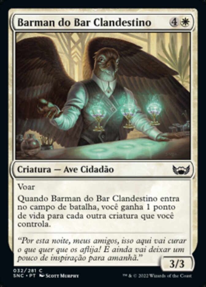 Barman do Bar Clandestino / Speakeasy Server - Magic: The Gathering - MoxLand