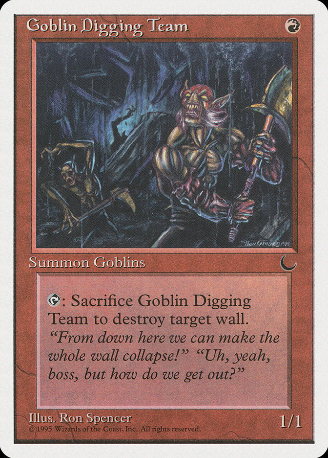 Grupo de Goblins Escavadores / Goblin Digging Team - Magic: The Gathering - MoxLand