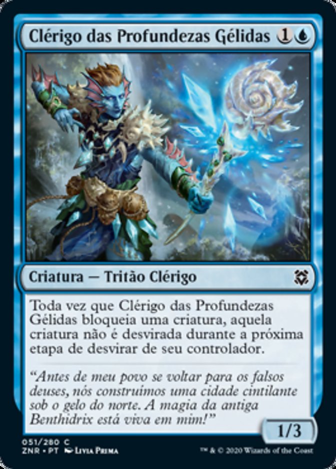 Clérigo das Profundezas Gélidas / Cleric of Chill Depths - Magic: The Gathering - MoxLand