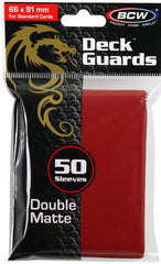 BCW - Gaming Deck Guard Matte Red - BCW - MoxLand