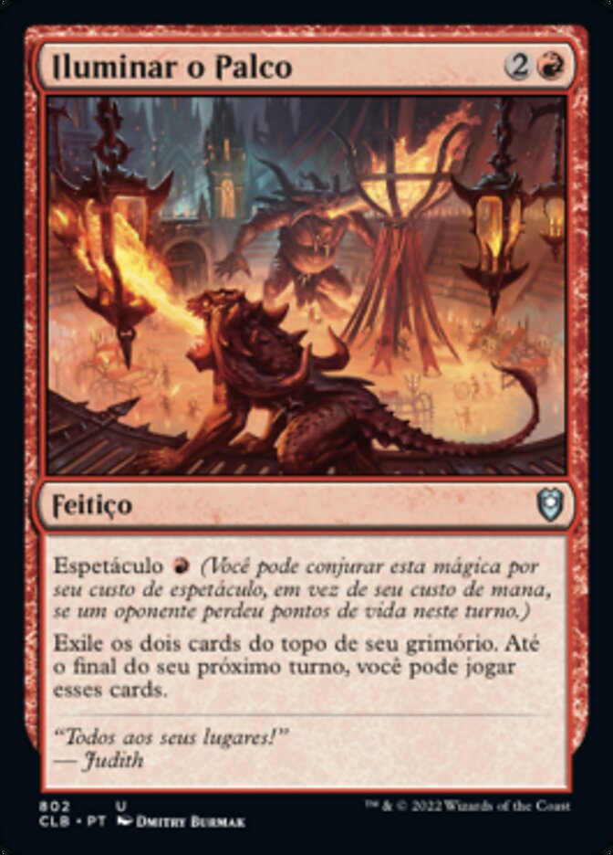 Iluminar o Palco / Light Up the Stage - Magic: The Gathering - MoxLand