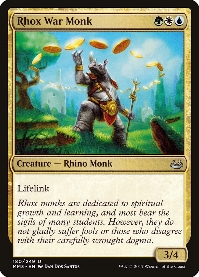 Monge de Guerra Rhox / Rhox War Monk - Magic: The Gathering - MoxLand