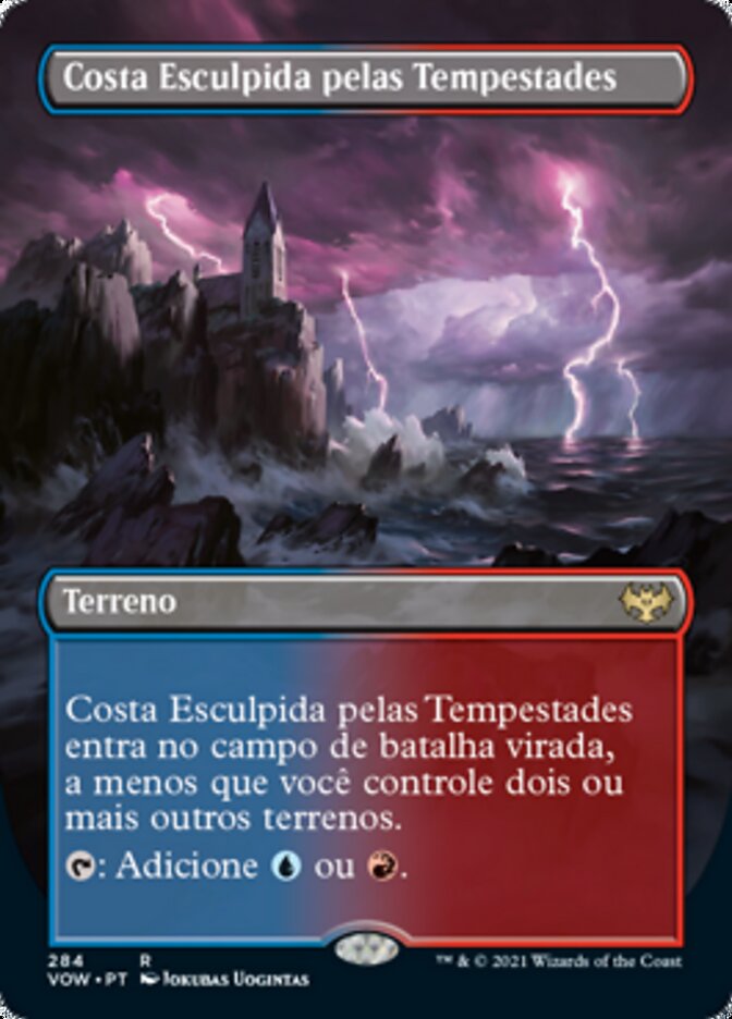 Costa Esculpida pelas Tempestades / Stormcarved Coast - Magic: The Gathering - MoxLand