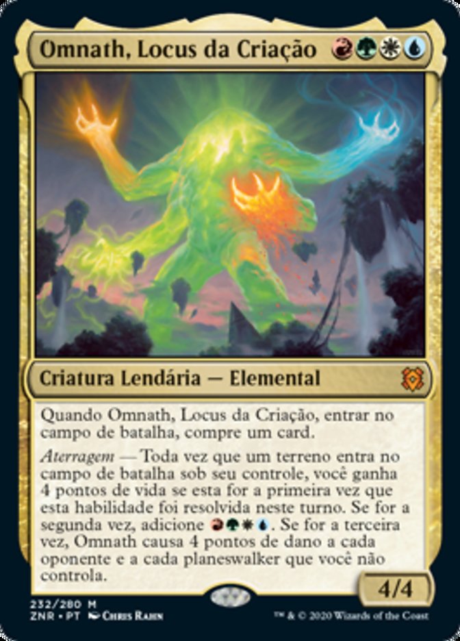 Omnath, Locus da Criação / Omnath, Locus of Creation - Magic: The Gathering - MoxLand