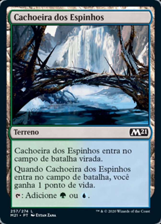 Cachoeira dos Espinhos / Thornwood Falls - Magic: The Gathering - MoxLand