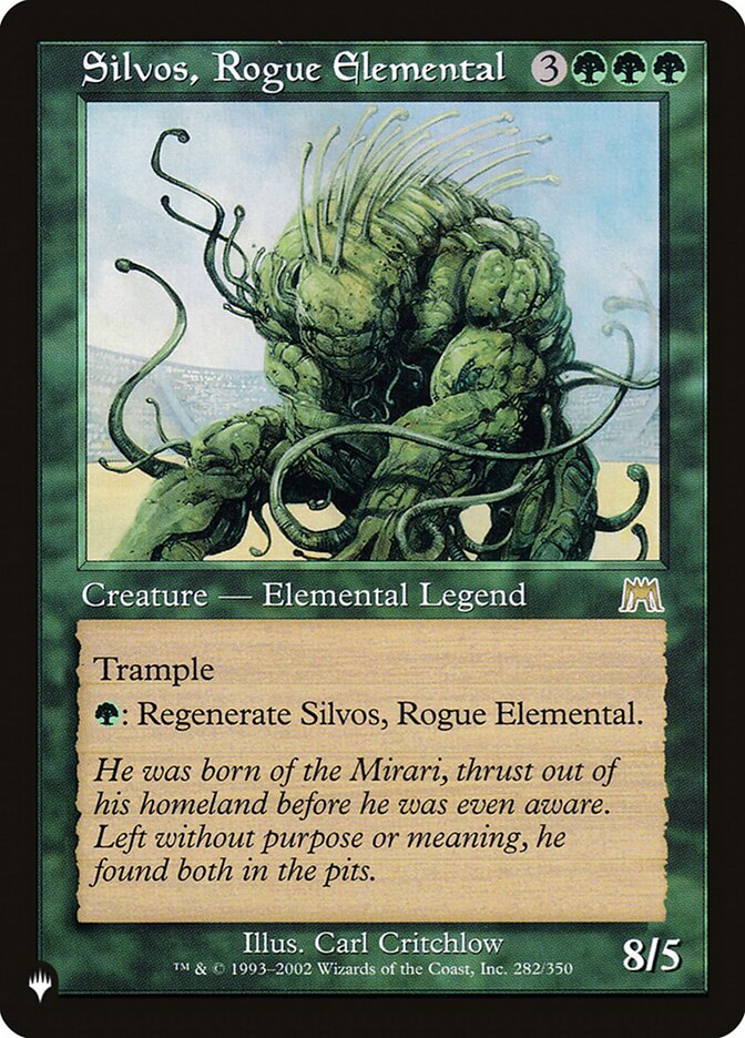 Silvos, Elemental Desgarrado / Silvos, Rogue Elemental - Magic: The Gathering - MoxLand