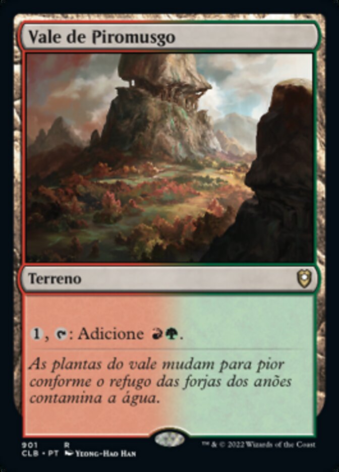 Vale de Piromusgo / Mossfire Valley - Magic: The Gathering - MoxLand