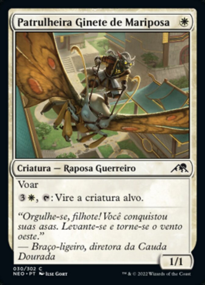 Patrulheira Ginete de Mariposa / Mothrider Patrol - Magic: The Gathering - MoxLand