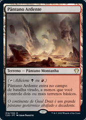 Pântano Ardente / Smoldering Marsh - Magic: The Gathering - MoxLand