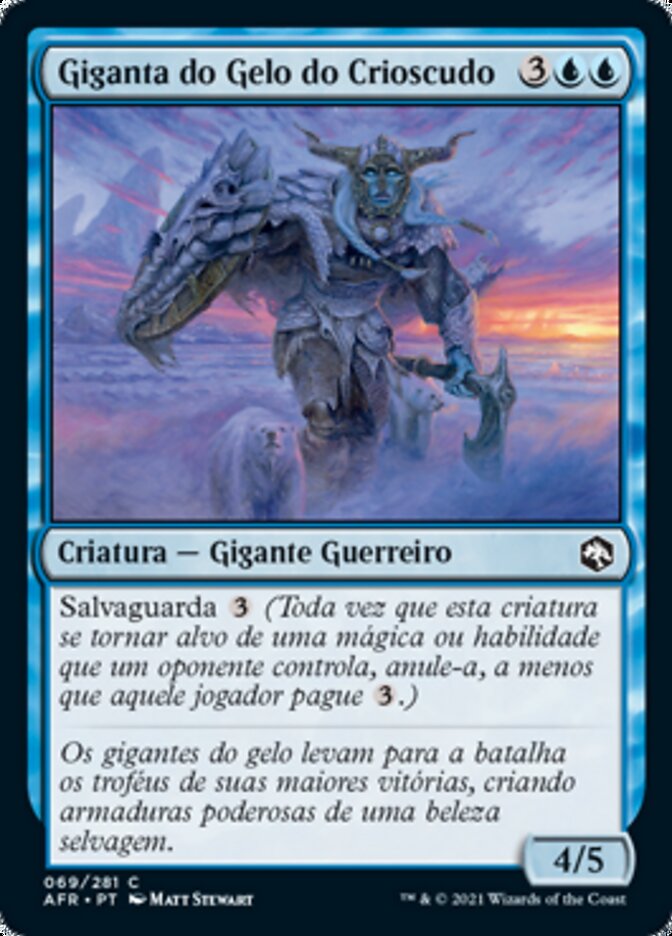 Giganta do Gelo do Crioscudo / Rimeshield Frost Giant - Magic: The Gathering - MoxLand