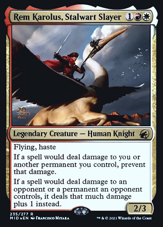 Rem Karolus, Matador Resoluto / Rem Karolus, Stalwart Slayer - Magic: The Gathering - MoxLand