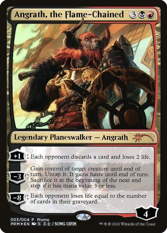 Angrath das Correntes Flamejantes / Angrath, the Flame-Chained - Magic: The Gathering - MoxLand