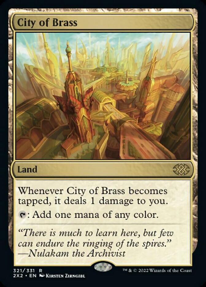 Cidade de Bronze / City of Brass - Magic: The Gathering - MoxLand