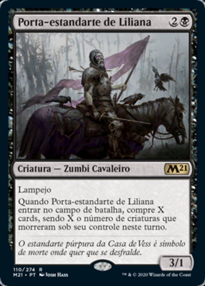 Porta-estandarte de Liliana / Liliana's Standard Bearer - Magic: The Gathering - MoxLand