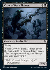 Corvo das Notícias Sombrias / Crow of Dark Tidings - Magic: The Gathering - MoxLand