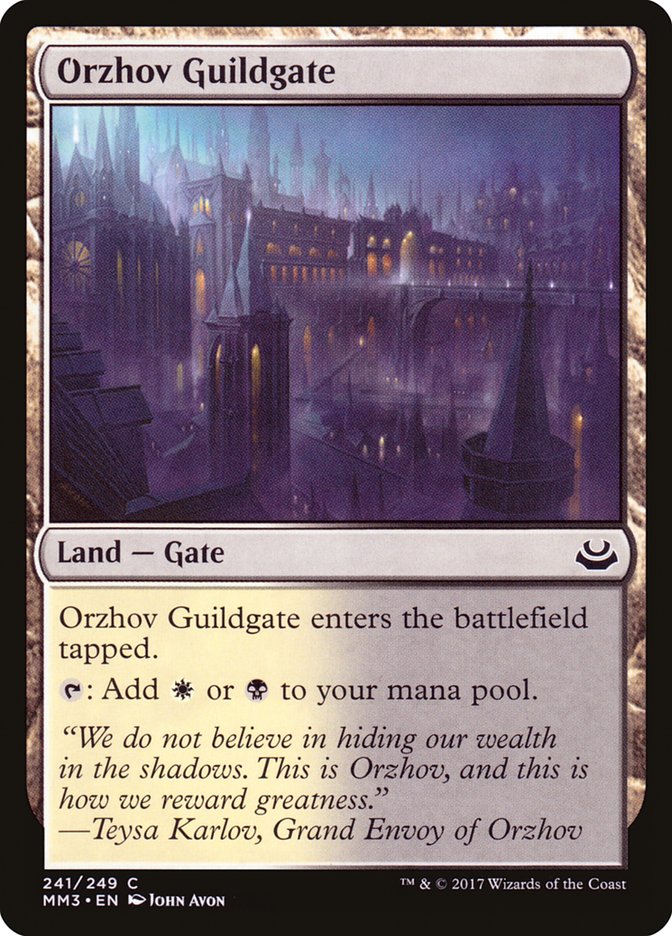 Portão da Guilda Orzhov / Orzhov Guildgate - Magic: The Gathering - MoxLand