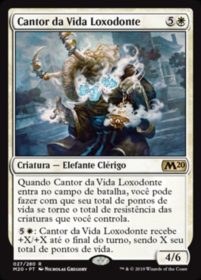 Cantor da Vida Loxodonte / Loxodon Lifechanter - Magic: The Gathering - MoxLand