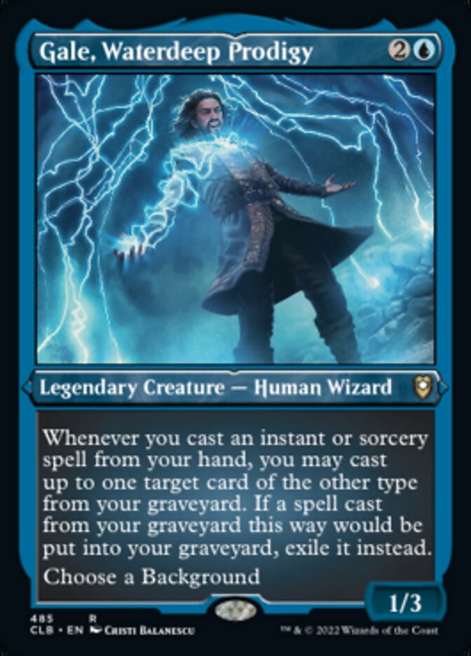 Gale, Prodígio de Águas Profundas / Gale, Waterdeep Prodigy - Magic: The Gathering - MoxLand