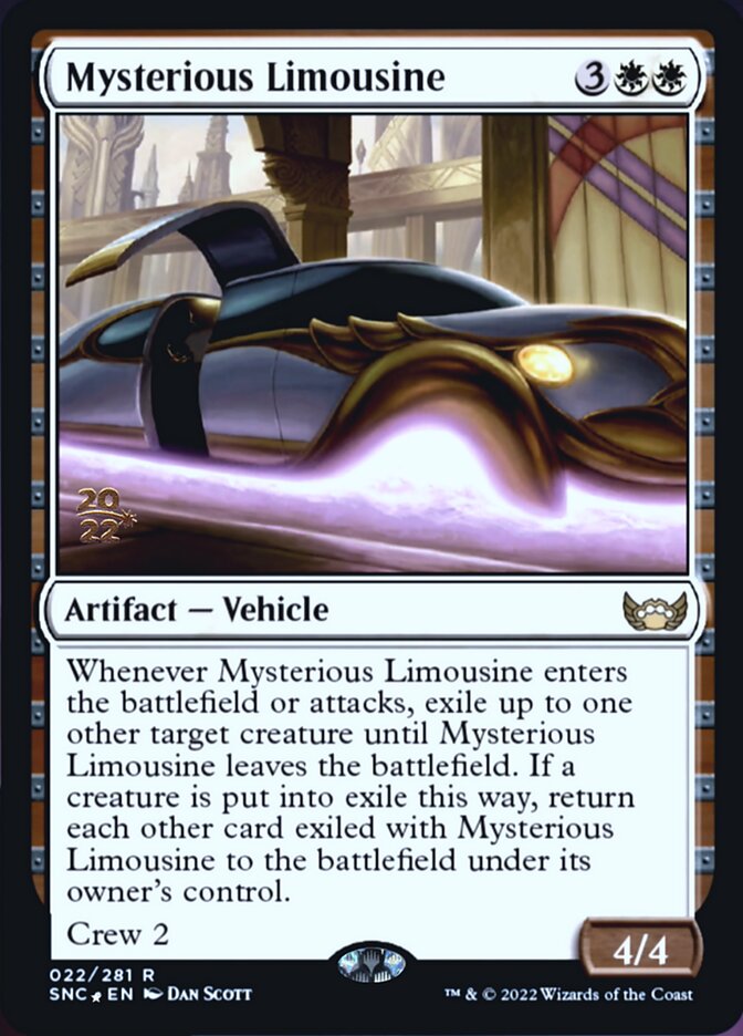 Limusine Misteriosa / Mysterious Limousine - Magic: The Gathering - MoxLand