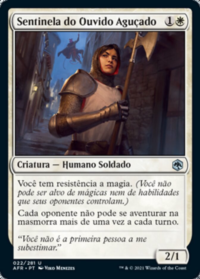 Sentinela do Ouvido Aguçado / Keen-Eared Sentry - Magic: The Gathering - MoxLand