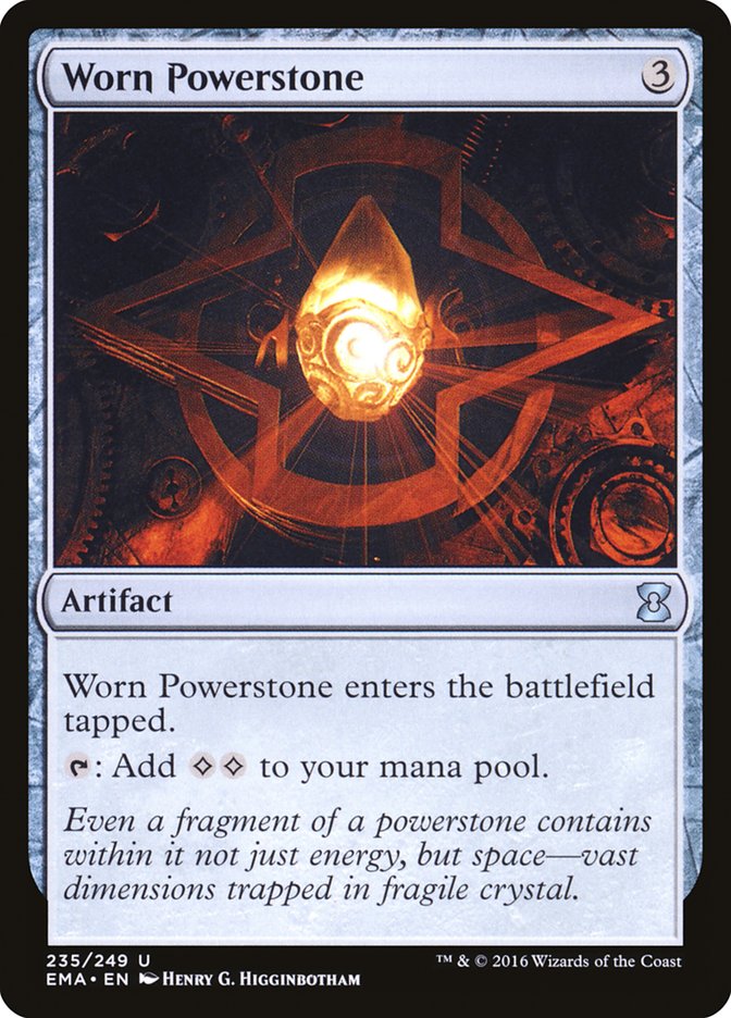 Pedra de Energia Gasta / Worn Powerstone - Magic: The Gathering - MoxLand