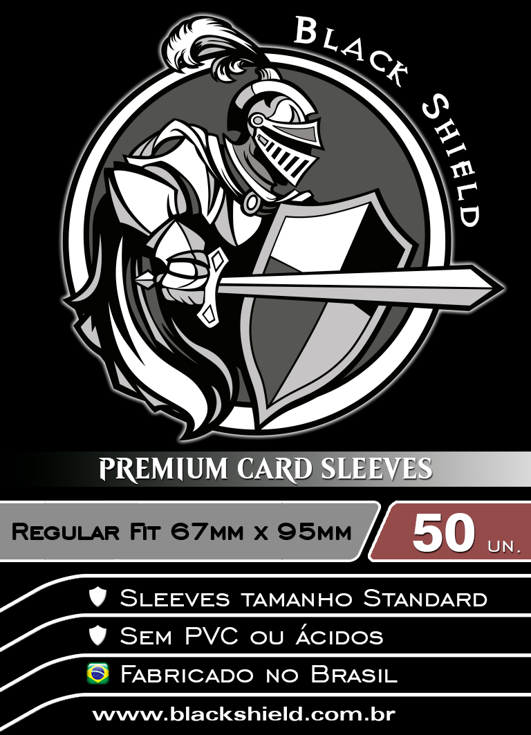 Black Shield - Regular Fit Shield Transparente 50 Unidades - Black Shield - MoxLand