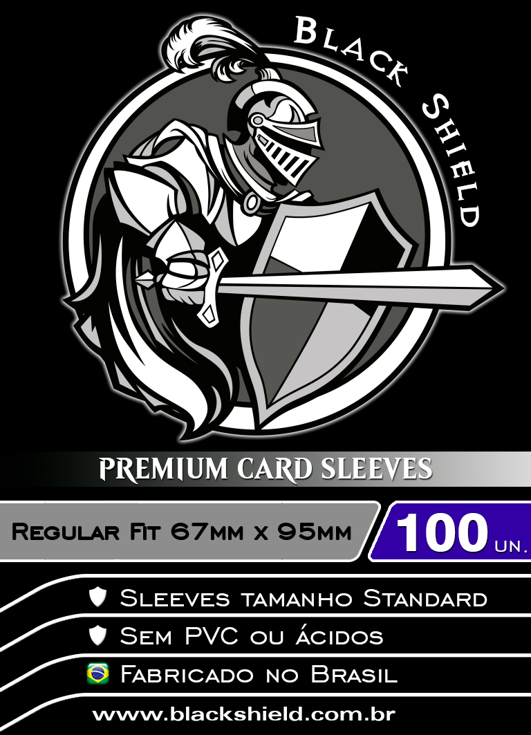 Black Shield - Regular Fit Shield Transparente 100 Unidades - Black Shield - MoxLand