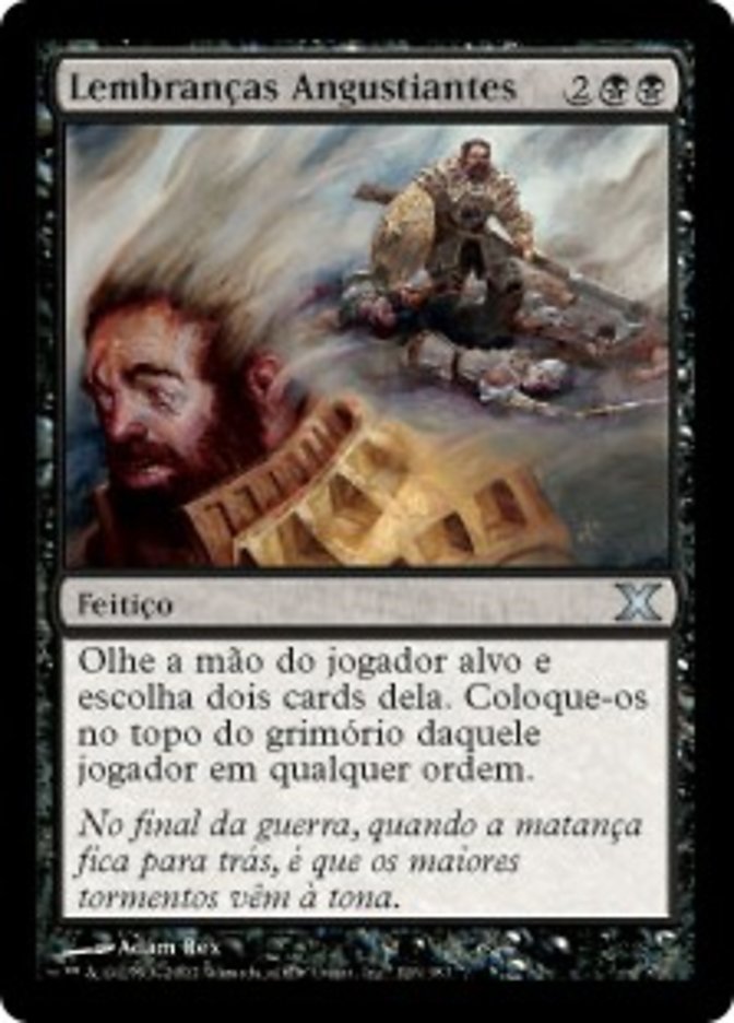 Lembranças Angustiantes / Agonizing Memories - Magic: The Gathering - MoxLand