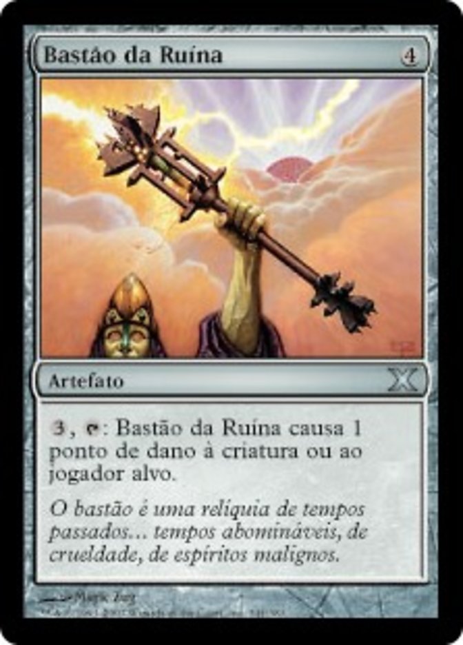 Bastão da Ruína / Rod of Ruin - Magic: The Gathering - MoxLand