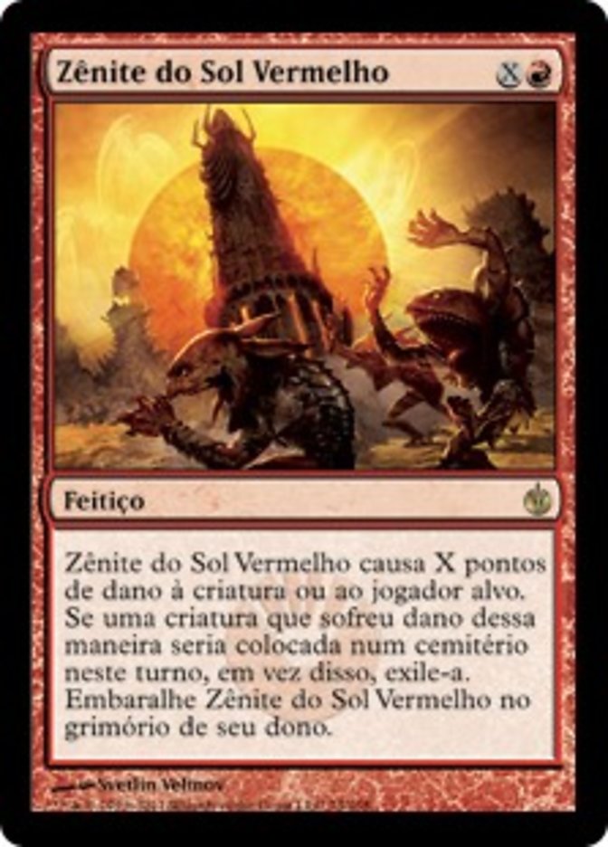 Zênite do Sol Vermelho / Red Sun's Zenith - Magic: The Gathering - MoxLand