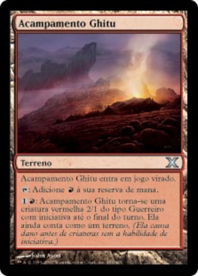 Acampamento Ghitu / Ghitu Encampment - Magic: The Gathering - MoxLand