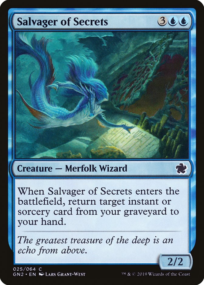 Recuperadora de Segredos / Salvager of Secrets - Magic: The Gathering - MoxLand